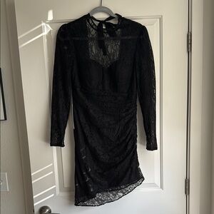 Azazie Black Lace Dress - NWT!